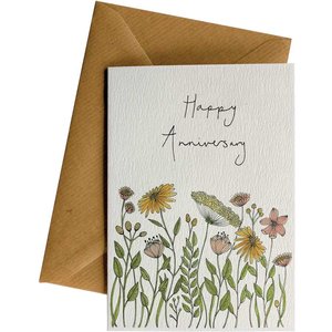 Products: Anniversary Card - Thicket Coffee + Flowers
