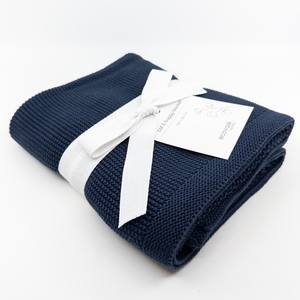 Products: Cot and Buggy Blanket – Navy - Think Eco
