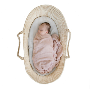 Products: Muslin wrap – Dusty Pink - Think Eco