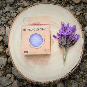 Products: Konjac Facial Sponge - Lavender (For Sensitive Skin) - Think Eco