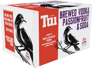 Hot Deals: Tui Vodka Passionfruit 12pk 250ml Cans