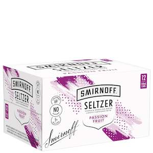 Smirnoff Seltzer Passionfruit - 12pk Cans