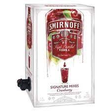 Vodka Rtds: Smirnoff Cranberry Cask 2ltr