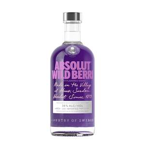 Vodka: Absolut Wildberri 700ml