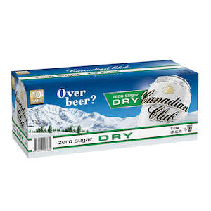 Canadian Club Zero Dry 10 Pk 4.8% 330ml Cans