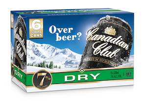 Whisky Rtds: Canadian Club Premium 7% 330ml 6pk cans