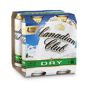 Canadian Club Dry 6pk 4.8% 440ml Cans