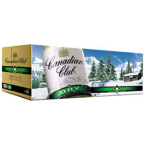 Whisky Rtds: Canadian Club Dry 10pk 4.8% 330ml Cans