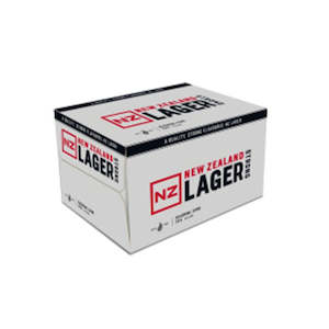 New Zealand Beer: NZ Lager 7% 4pk 500ml Can