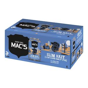 New Zealand Beer: Mac's Slim Hazy 12pk Cans