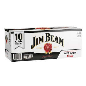 Bourbon Rtds: Jim Beam Zero 10pk Cans