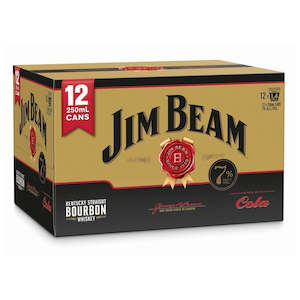 Bourbon Rtds: Jim Beam Gold 7% 12pk 250 Ml Cans