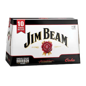 Jim Beam Cola 10 Pk Btls