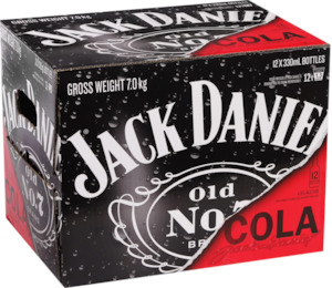 Bourbon Rtds: Jack Daniel's 12pk Btls
