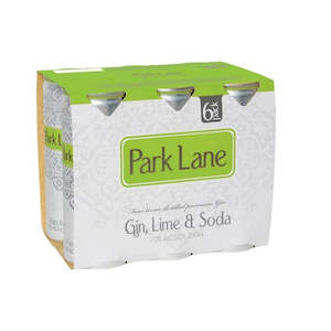 Park Lane Gin Lime & Soda 6pk