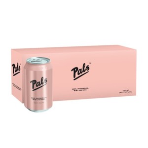 Gin Rtds: Pals Watermelon & Mint 10pk Cans
