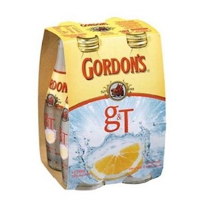 Gin Rtds: Gordon Gin & Tonic 4pk Btls
