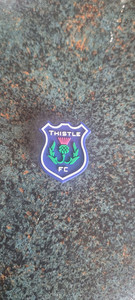 Products: Crock charm - jibit Thistle Football