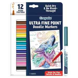 Crayola Markers Ultra Fine Point 12 Pack
