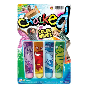 Chalked Chalk Fun Stix Ocean Edition 4 Pack