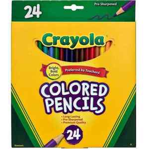 Crayola Coloured Pencils Full Size 24 Pack