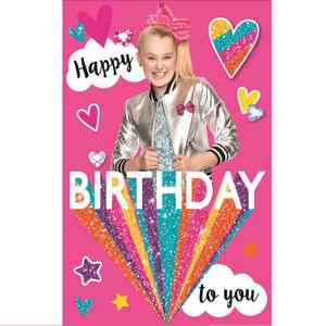 Jojo Siwa Birthday Card