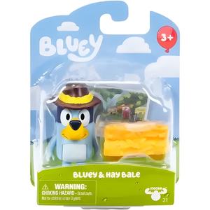 Bluey Figurine - Bluey and Hay Bale