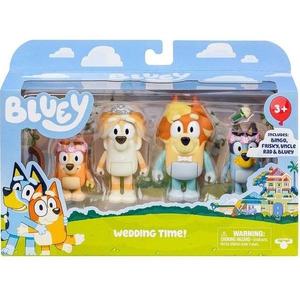 Bluey Figurines 4 Pack - Wedding Time