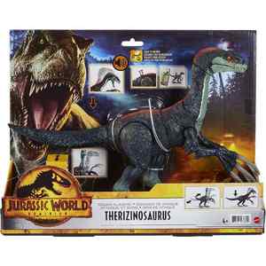 Jurassic World Sound Slashin Therizinosaurus – Dinosaur Figure with Sound & AR