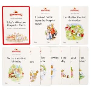 Bunnykins Baby Milestone Keepsake Cards – 19 Cards