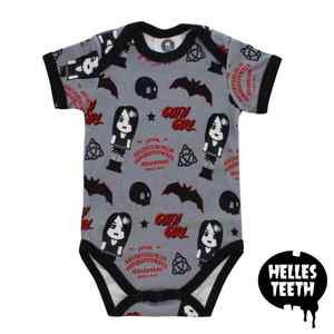 Metallimonsters Goth Girl Baby Onesie 3–6 Months – Cotton Infant Bodysuit
