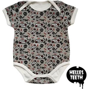 Metallimonsters Rockstar Baby Onesie 3–6 Months – Cotton Infant Bodysuit