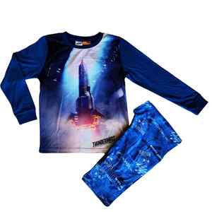 Thunderbirds Winter Pyjamas Size 6 – Kids 2 Piece Sleepwear Set