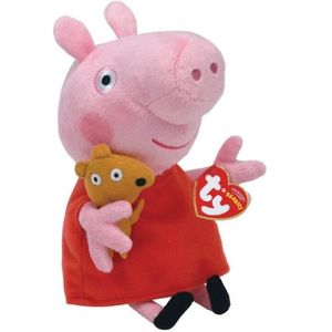 Peppa Pig Ty Beanie Babies Soft Toy - Peppa and Teddy