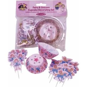 Little Pals Cupcake Decorating Set – Fairy and Unicorn (50 Piece Set)