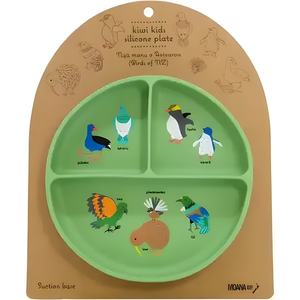 Moana Road Silicone 3 Section Plate Birds of NZ