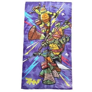 Teenage Mutant Ninja Turtles Beach Towel 70x130cm – Kids Cotton TMNT Towel