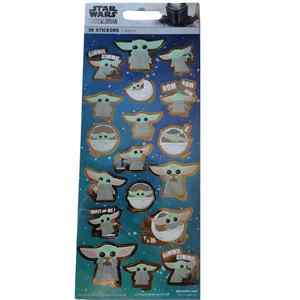 Star Wars The Child Foil Sticker Sheet – 38 Stickers