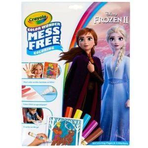 Crayola Disney Frozen Color Wonder Mess Free Colouring Kit with Markers