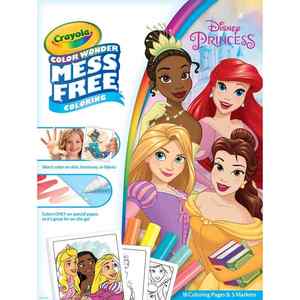 Crayola Disney Princess Color Wonder Mess Free Colouring Kit with Markers