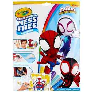 Crayola Spidey and His Amazing Friends Color Wonder Mess Free Colouring Kit with Markers