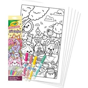 Crayola Lil Cuties Giant Colouring Poster Pages 6 Pack