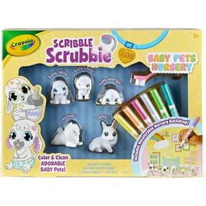 Crayola Scribble Scrubbie Playset Colour and Wash Set Nursery Baby Pets