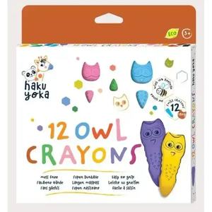 Boredom Busters: Haku Yoka Crayons 12 Pack Owl
