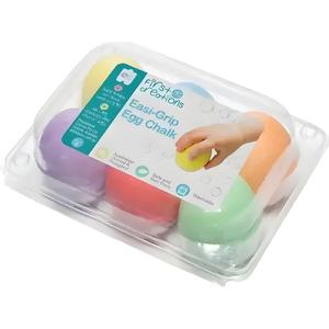 EC First Creations Easi Grip Egg Chalk 6 Pack