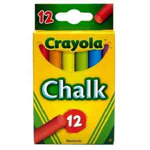 Boredom Busters: Crayola Coloured Chalk 12 Pack