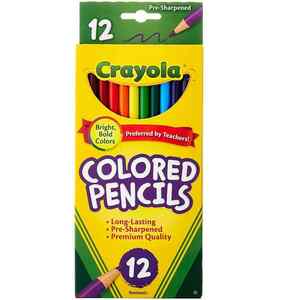 Boredom Busters: Crayola Coloured Pencils Full Size 12 Pack