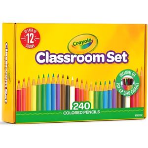 Crayola Coloured Pencils Full Size 240 Pack Classroom Pack
