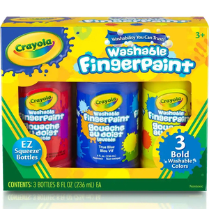 Crayola Washable Fingerpaints 3 Pack