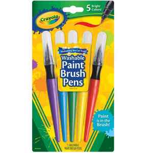 Crayola Paint Brush Pens 5 Pack